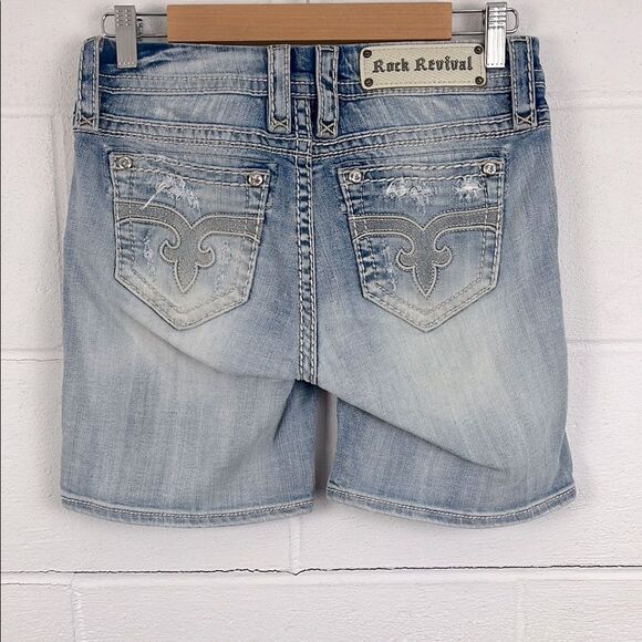 Rock Revival women’s Anabela mid rise curvy shorts - Picture 1 of 5